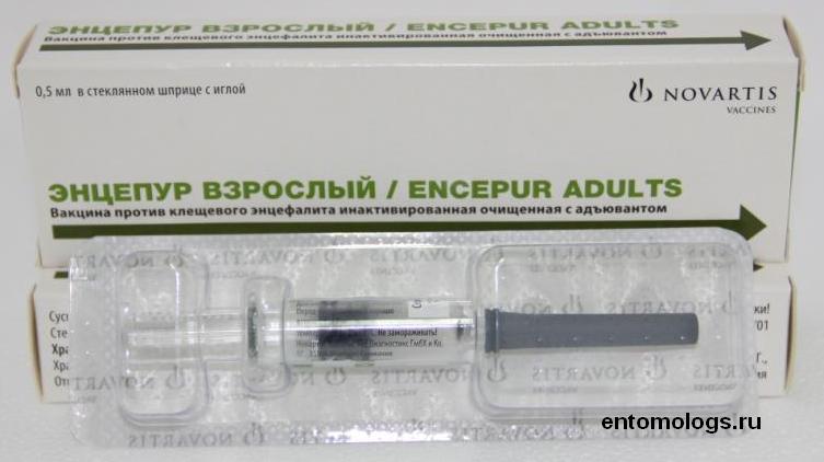 Вакцина клещевого энцефалита;Энцепур; культуральная очищенная концентрированная инактивированная сорбированная жидкая 